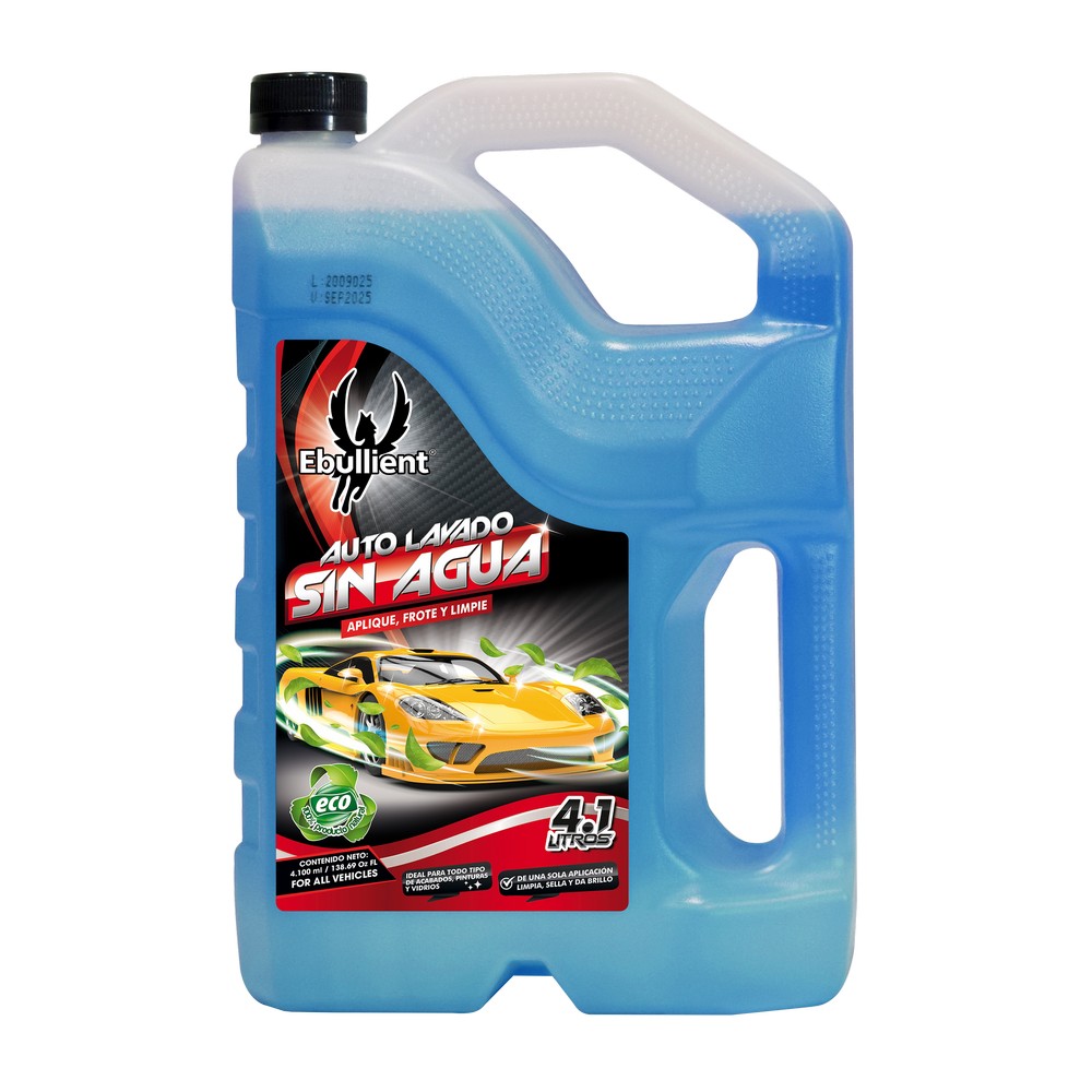 Shampoo para carro lavado sin agua de 4.1 l