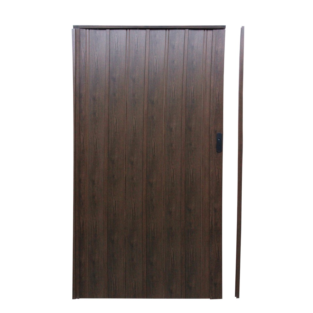 Puerta plegable walnut 115 cm x 210 cm x 12 mm
