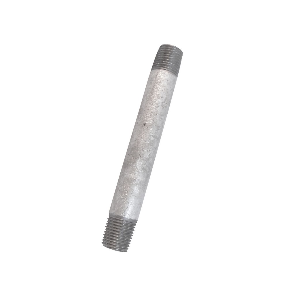 Niple galvanizado de 3.17 mm x 7.62 cm (1/8 x 3 pulgadas)