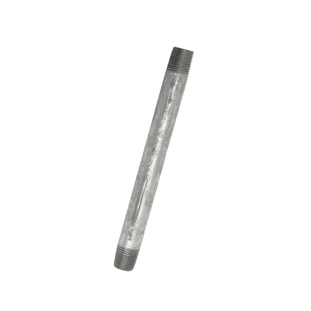 Niple galvanizado de 3.17 mm x 10.16 cm (1/8 x 4 pulgadas)