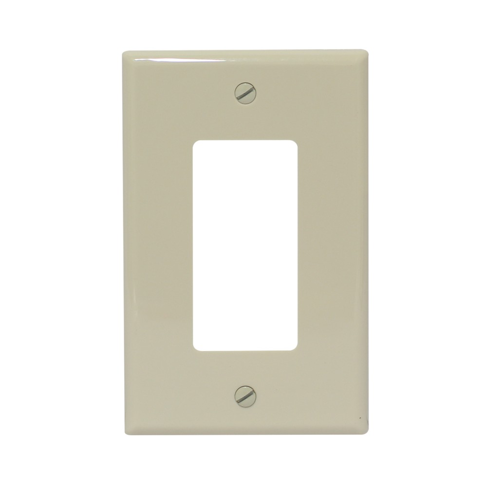 Placa sencilla marfil