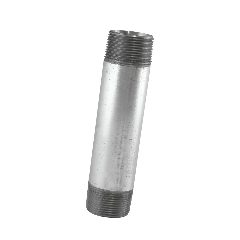 Niple galvanizado de 1-1/4 x 7 pulg (31.7 mm x 17.78 cm)