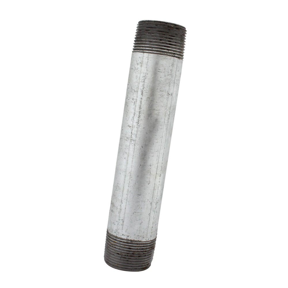 Niple galvanizado de 2 x 12 pulg (50.8 mm x 30.48 cm)