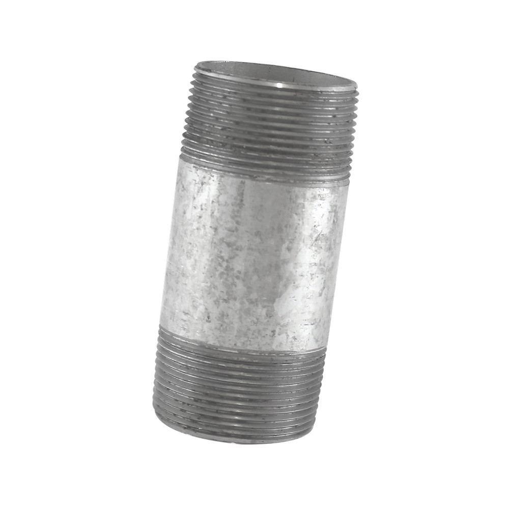 Niple galvanizado de 2-1/2 x 6 pulg ( 63.5 mm x 15.24 cm)