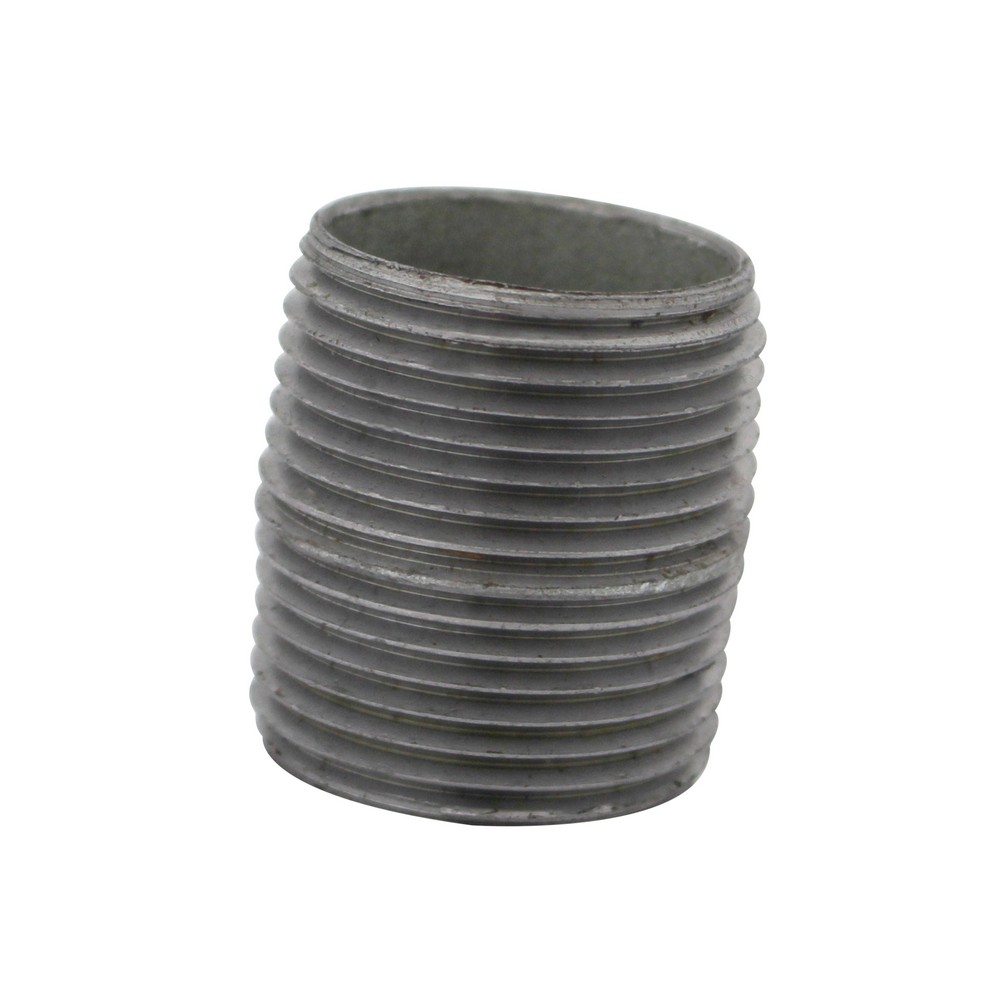 Niple rosca corrida de hierro galvanizado 1 pulgada
