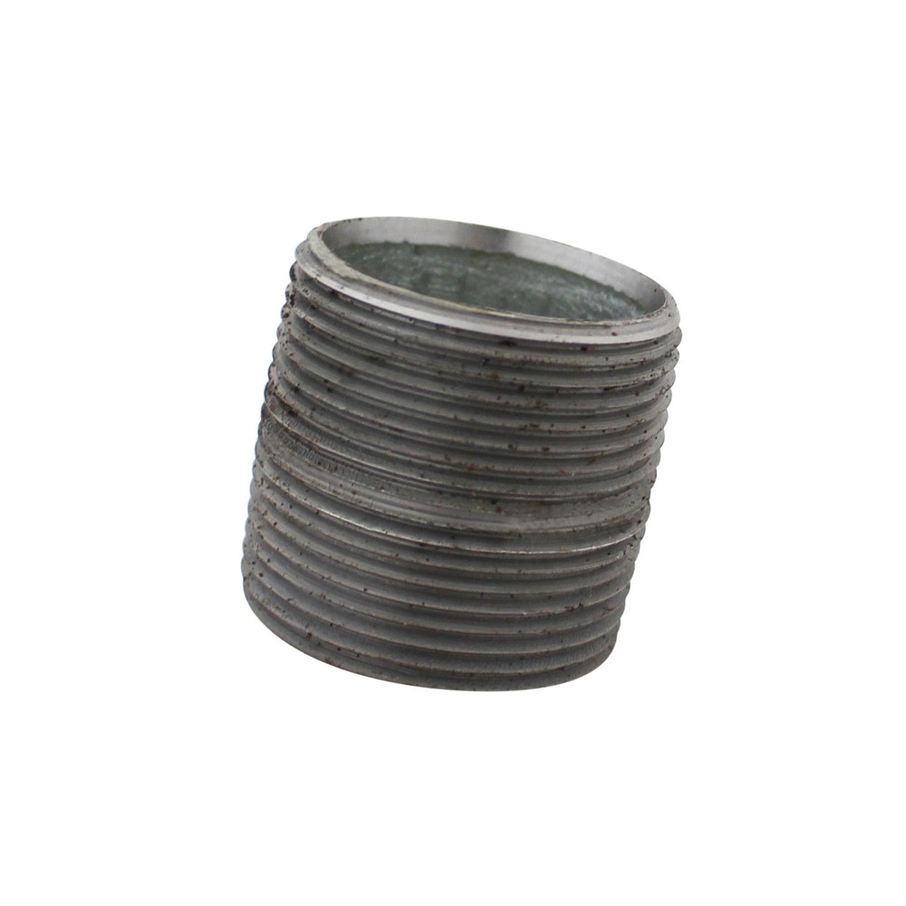 Niple rosca corrida de hierro galvanizado 1 ½ pulgada