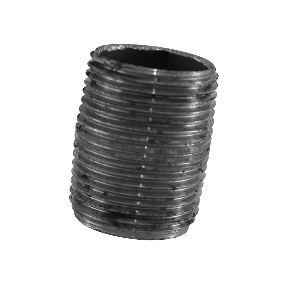 Niple negro rosca 3-4 pulgada