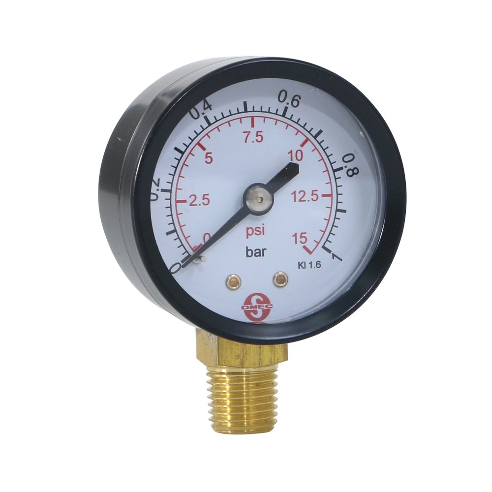 Manómetro 15 psi 2 pulg