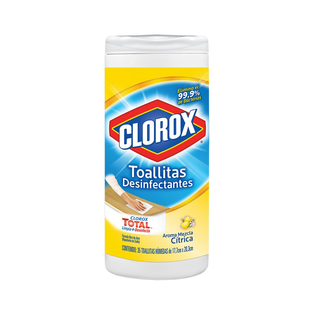 Toallitas desinfectantes citrus