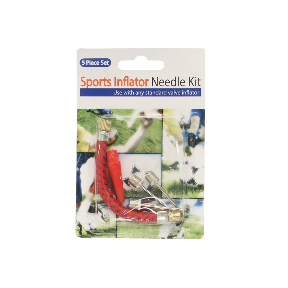 Kit para inflar pelota 5 pzas