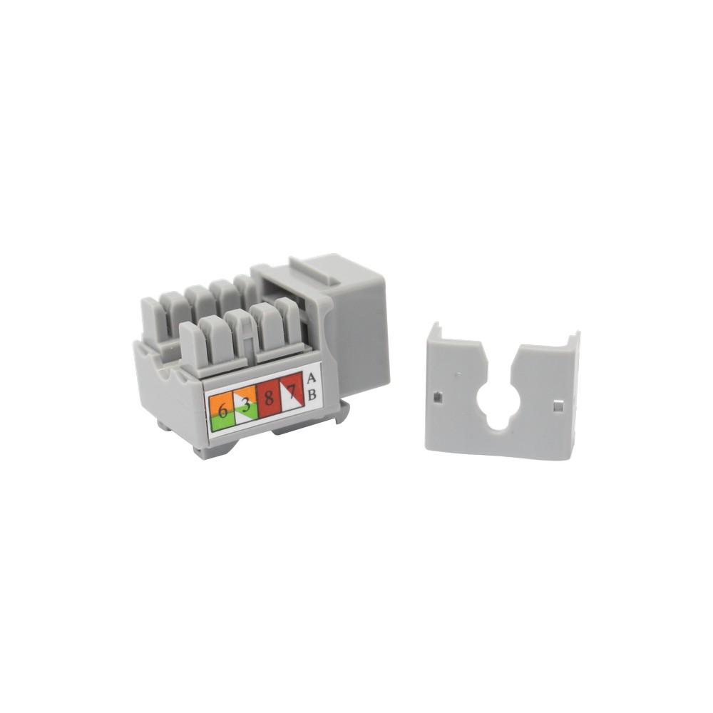 Toma rj45 hembra tipo dado cat5e