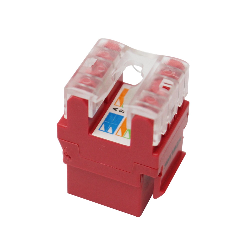 Toma rj45 hembra tipo dado cat6