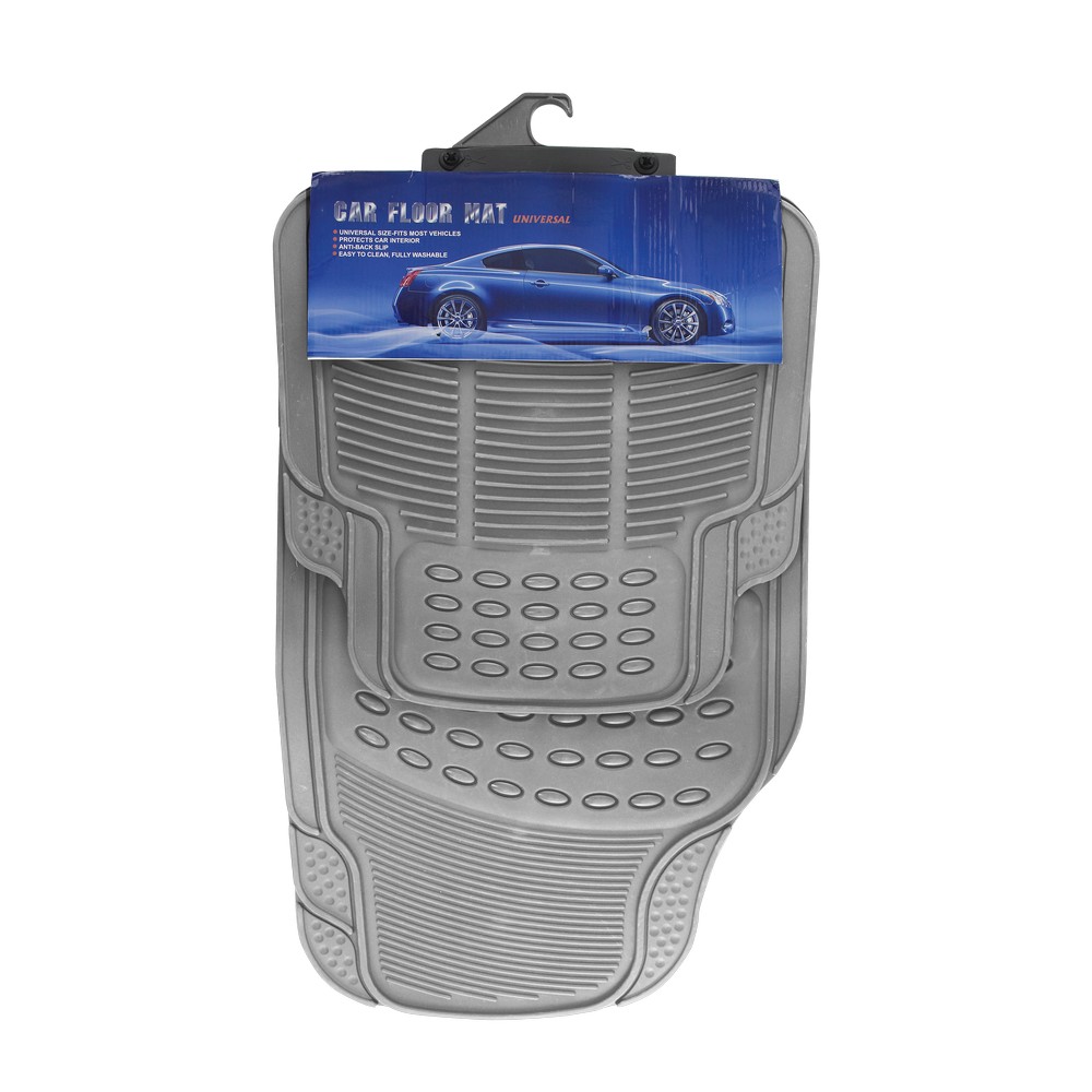 Alfombra para carro pvc universal 4 pzas
