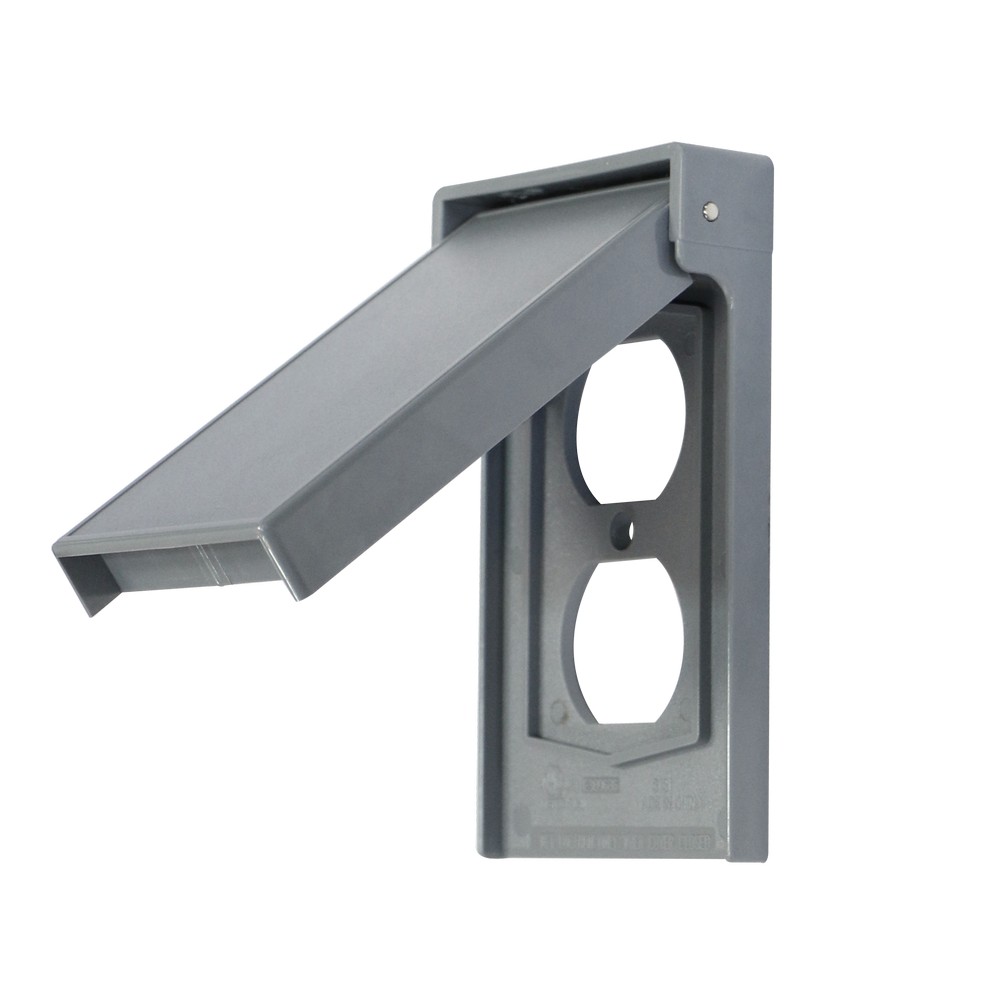 Placa doble plastica para intemperie