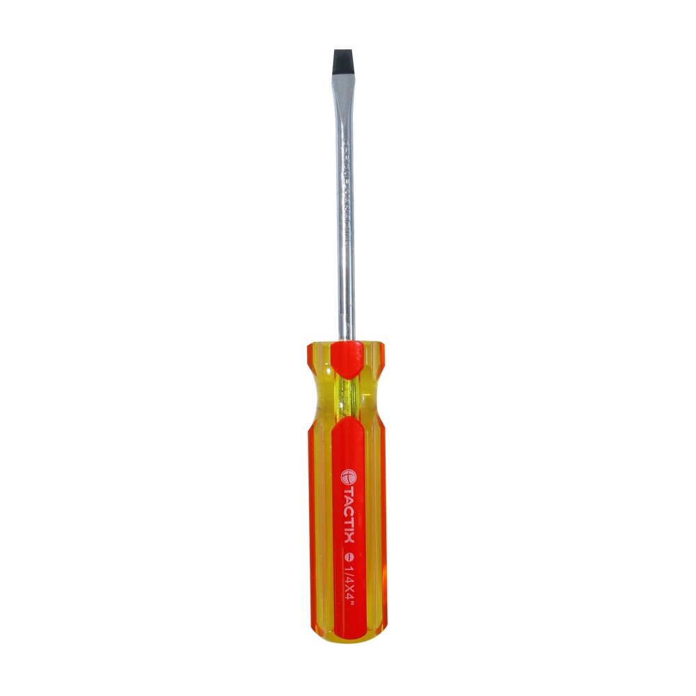 Destornillador plano 1/4 x 4 pulg