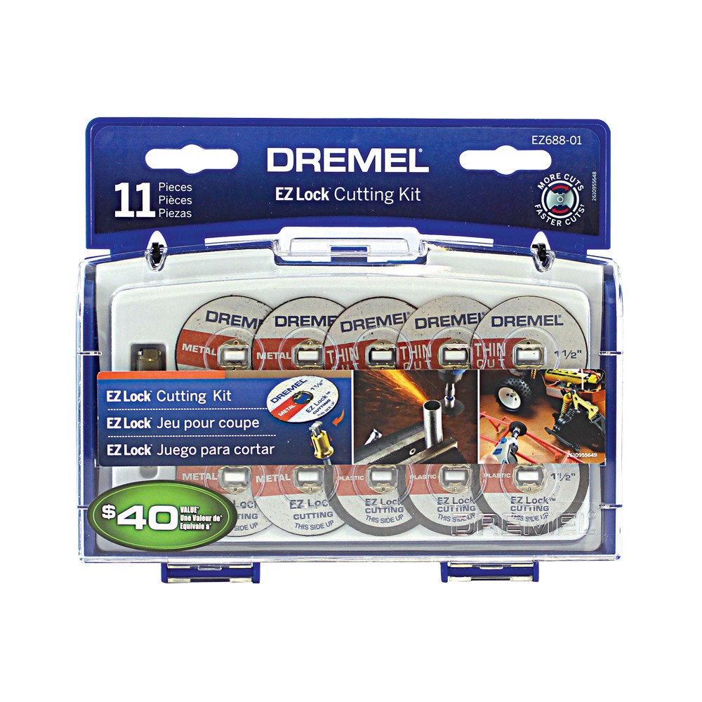 Set de discos 1-1/2 pulg para corte ezlock ez728-02 11 pzas