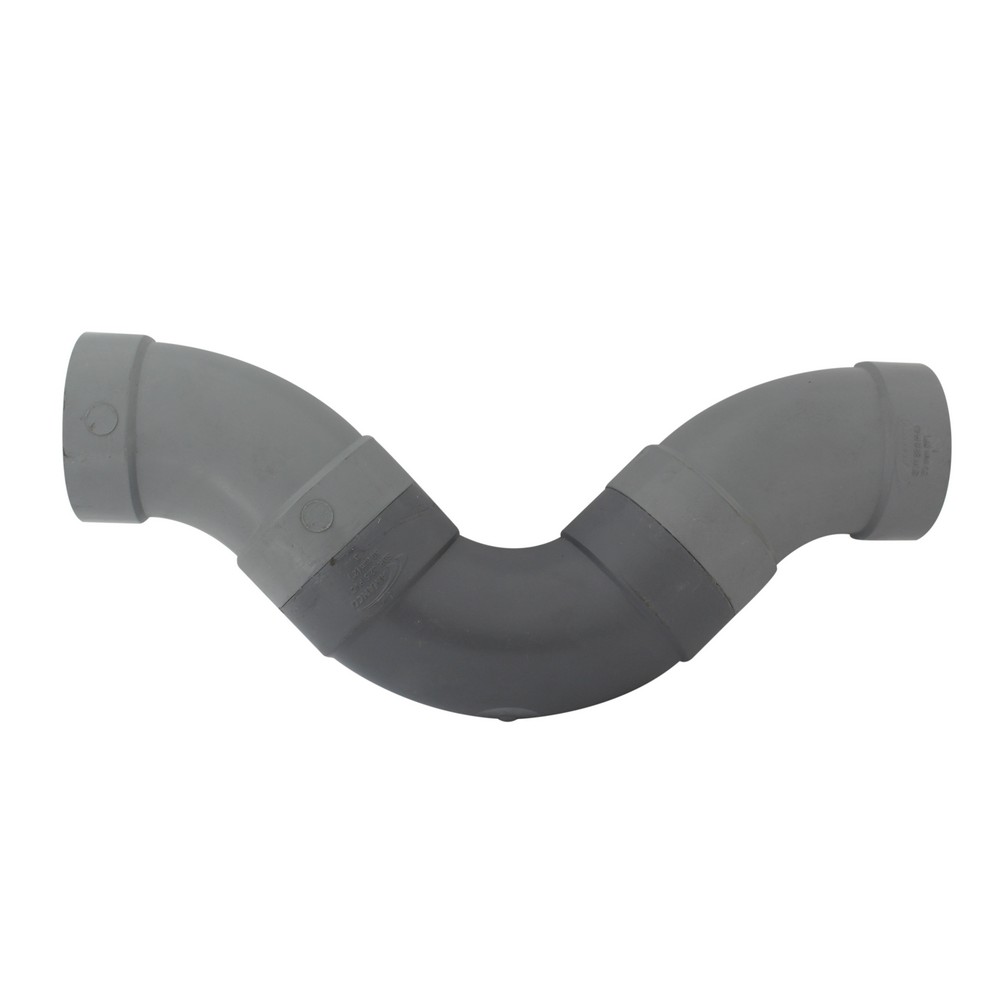 Sifón continuo 2 pulg (50.8 mm) sin limpieza