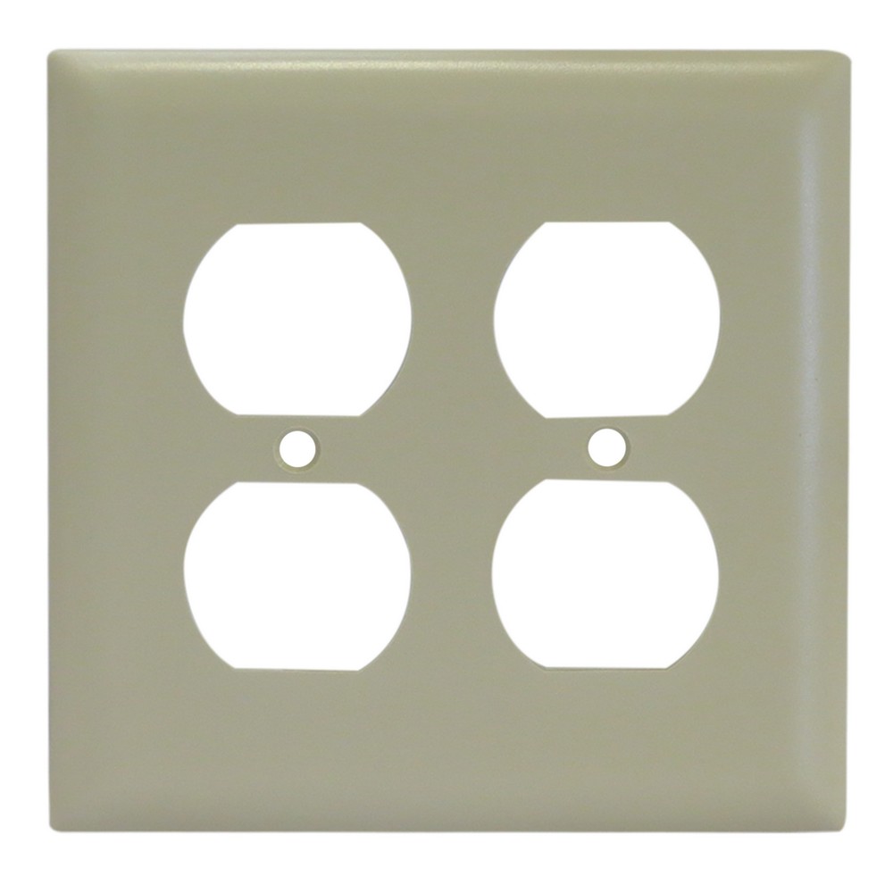 Placa doble polarizada para 2 toma dobles