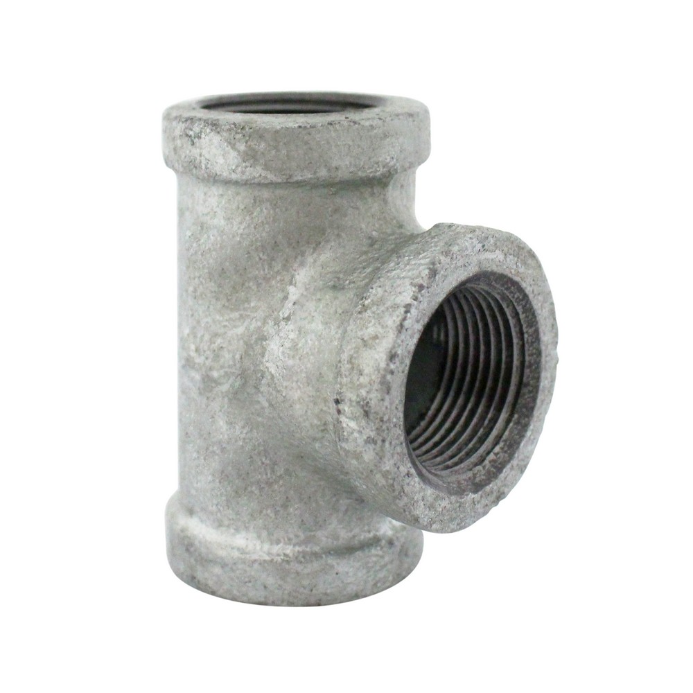 Tee galvanizada de 3/4 pulg (19.05 mm)