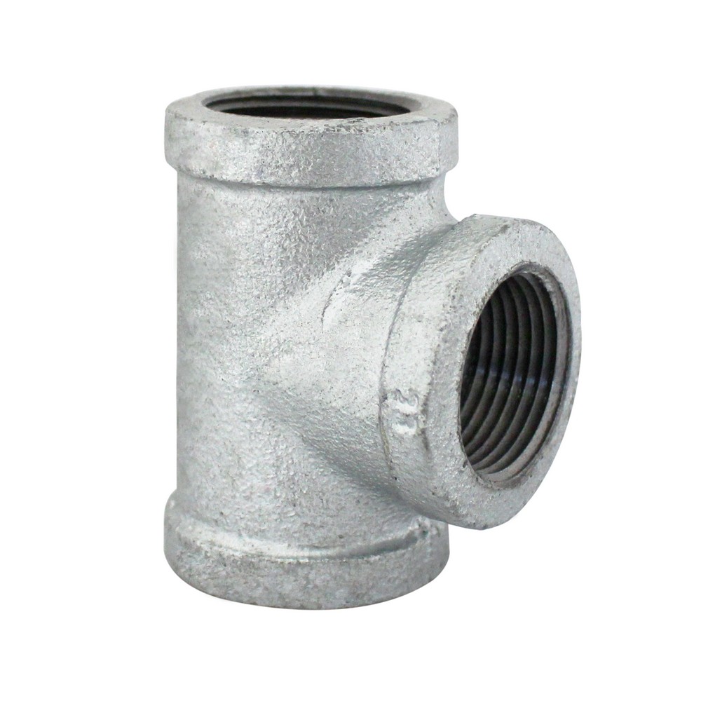 Tee galvanizada de 1 pulg (25.40 mm)