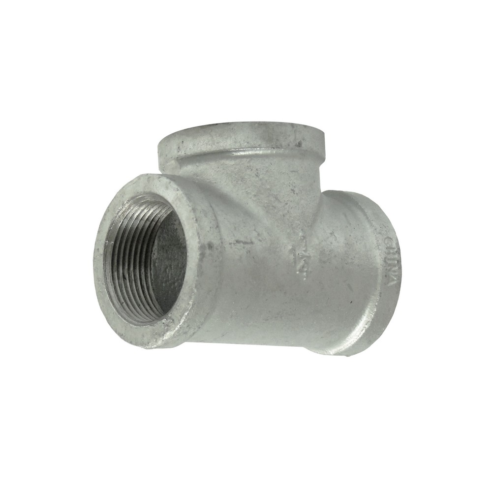 Tee galvanizada de 1-1/4 pulg (31.75 mm)