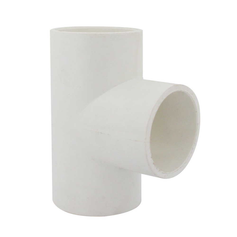 Tee de pvc sin rosca de 1 pulg (25.4 mm)