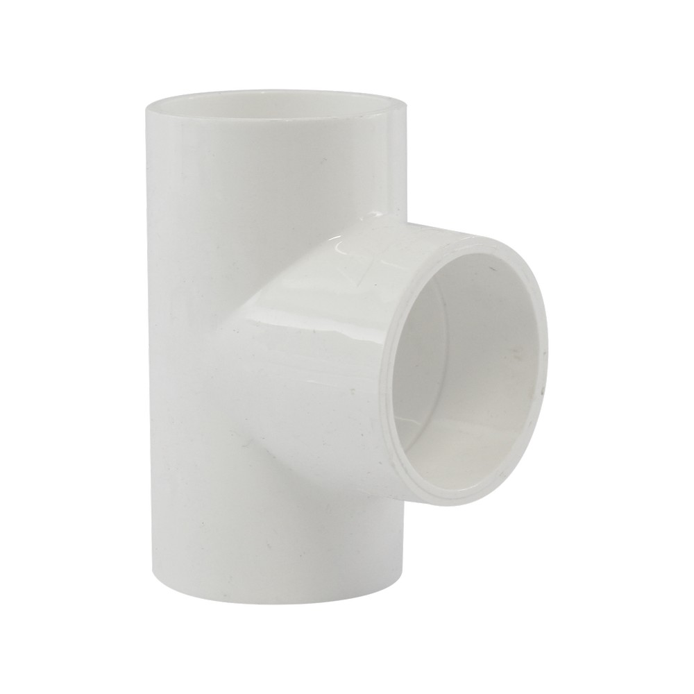 Tee de pvc sin rosca de 2 pulg (50.8 mm)