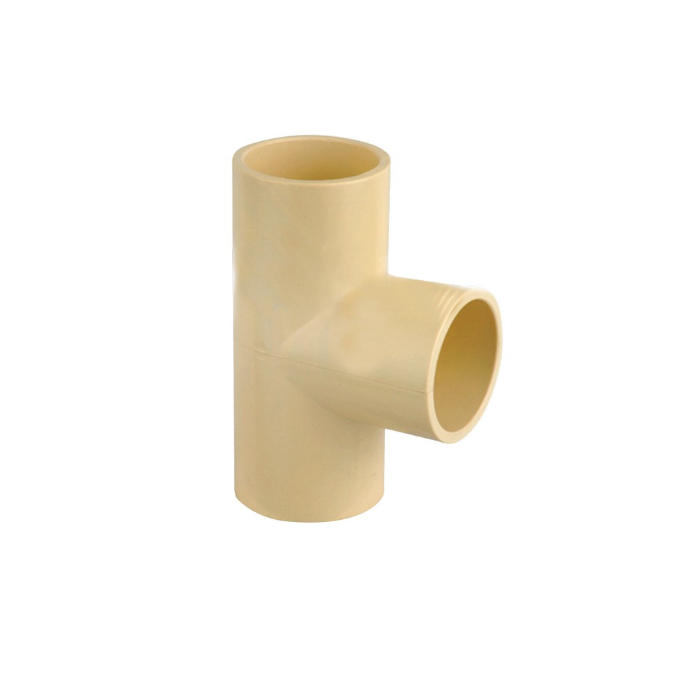Tee cpvc sin rosca de 3/4 pulg (19.05 mm)