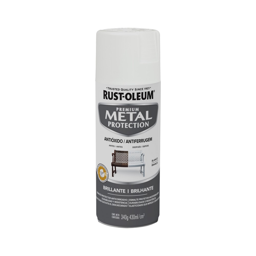 Pintura en spray color blanco brillante 340 g (12 oz)