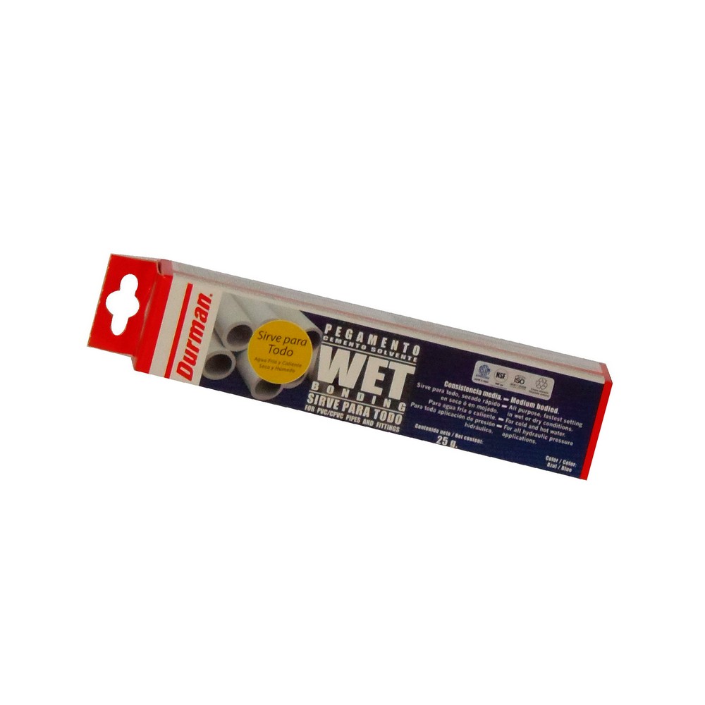 Pegamento azul para pvc de 25 ml