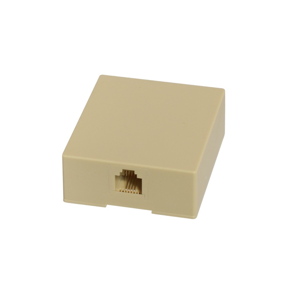 Tomacorriente para telefono rj11 sobreponer