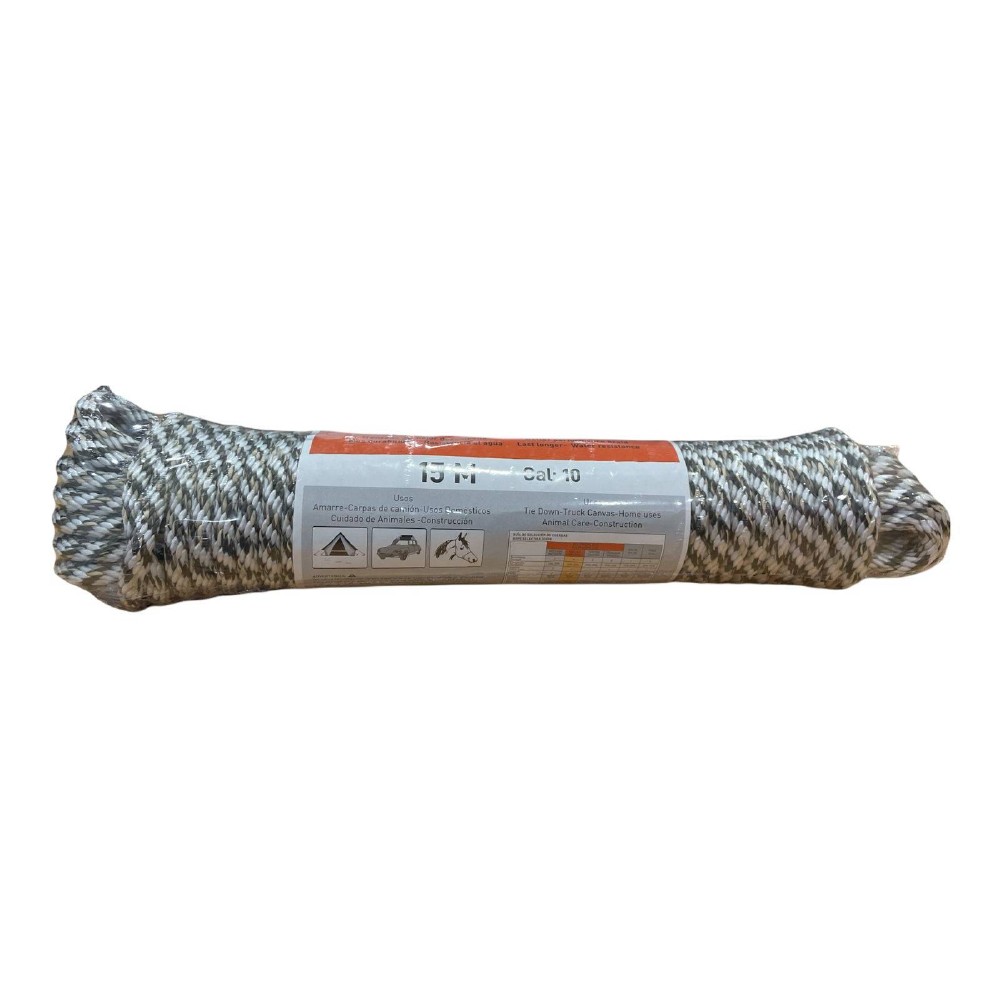 Cordel polipropileno nautica 10 mm x 15 m