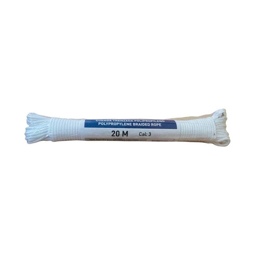 Cordel polipropileno crudo 3 mm x 20 m