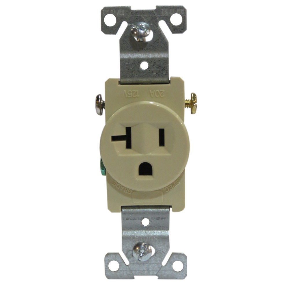 Toma de empotrar hembra 20a 120vac