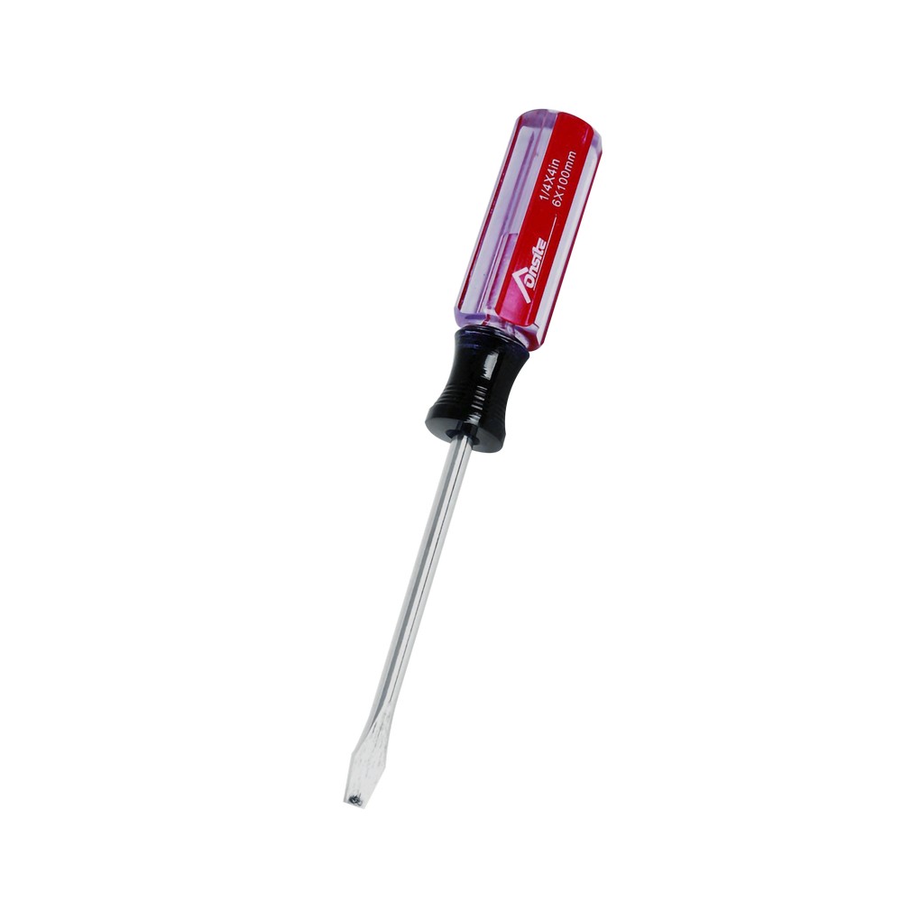 Destornillador plano ¼ x 4 pulgadas