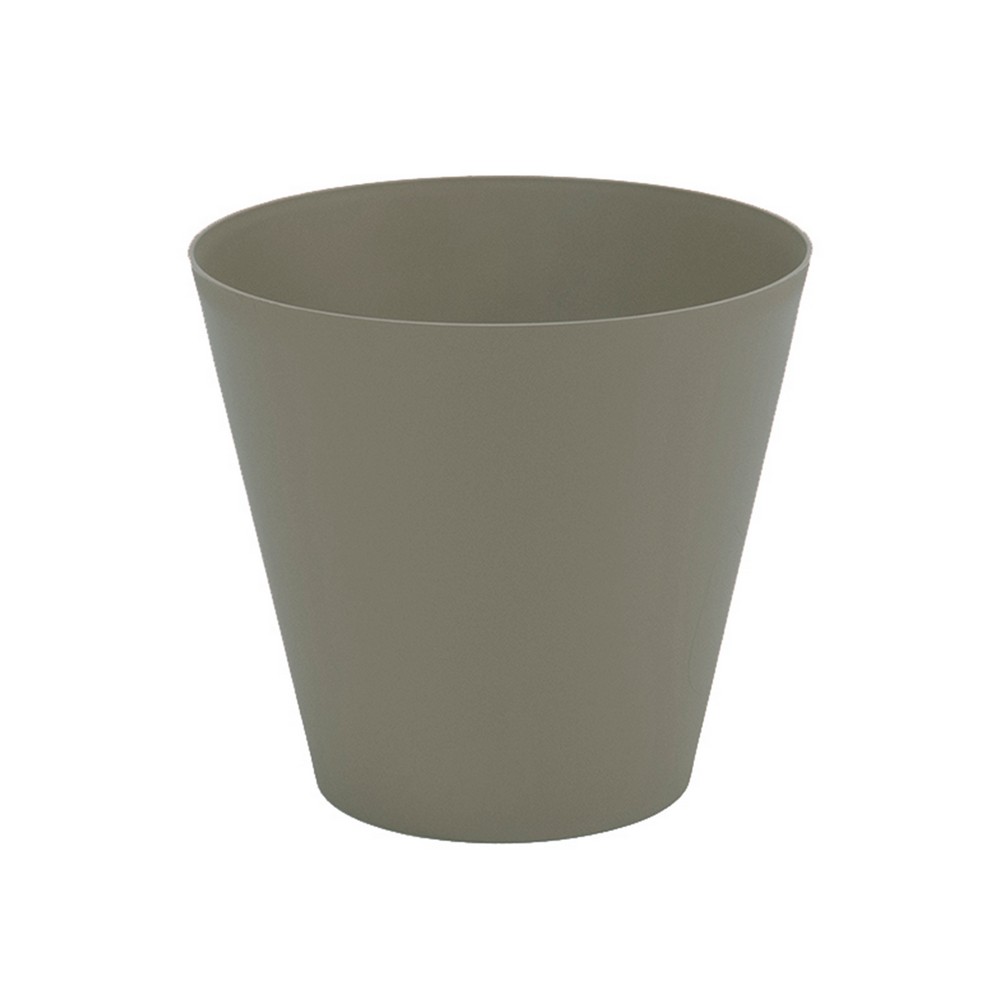 Maceta cono taupe 26 cm