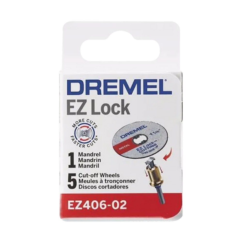 Accesorio dremel discos de corte + mandril ez406-02 s/6
