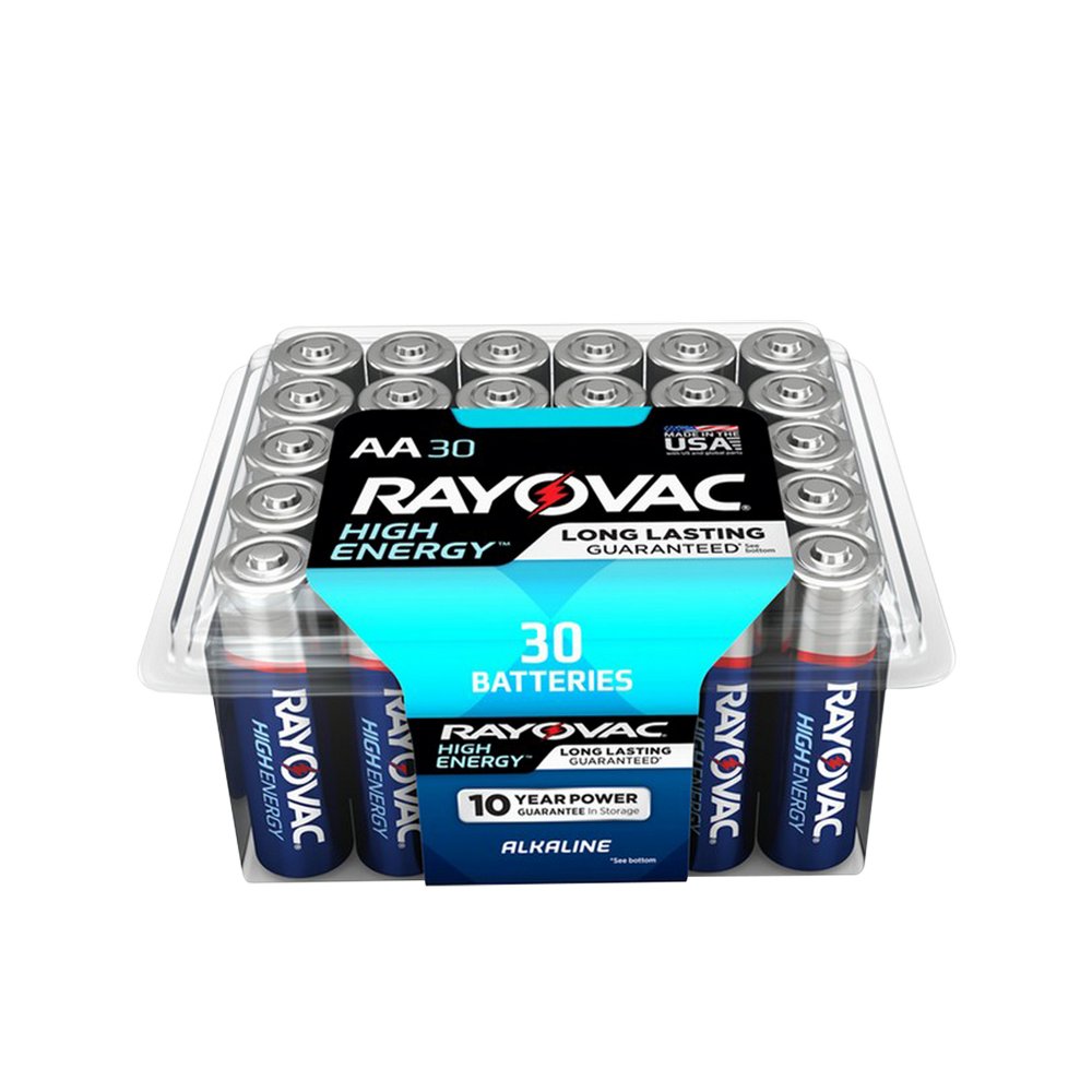 Batería alcalina aa set de 30 pzas