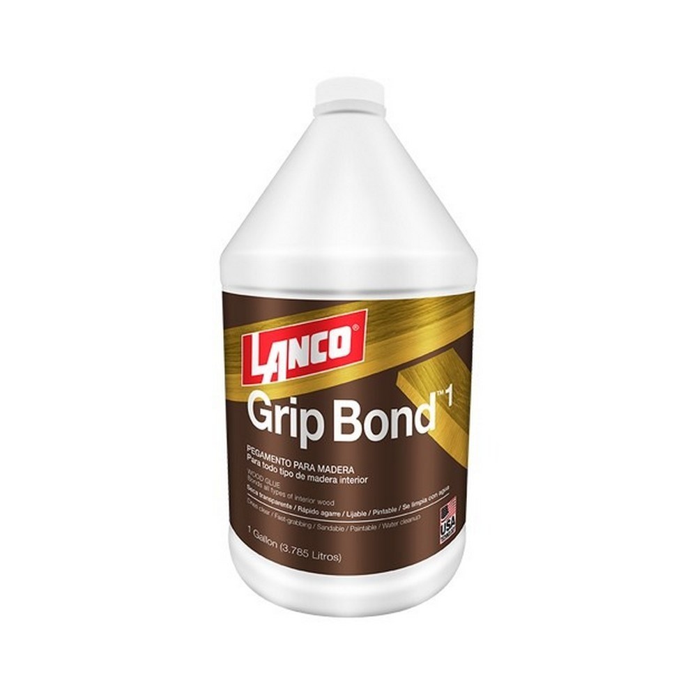 Pegamento cola blanca para madera grip bond 1 3.78 l ( gal)
