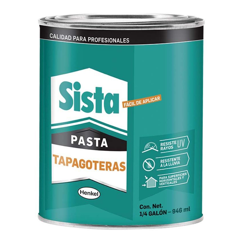 Pasta tapagoteras de 946 ml (1/4 galón)