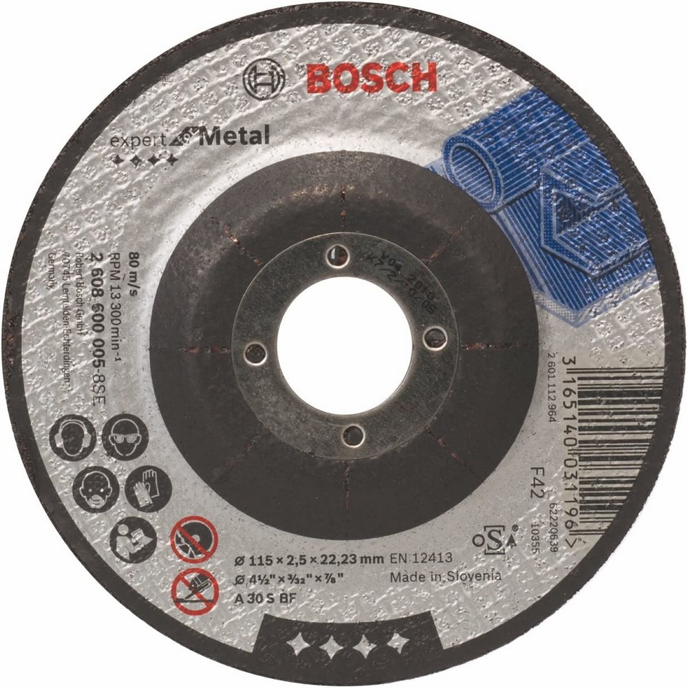 Disco de corte metal 4 ½ x 3-32 x 7-8 pulgadas