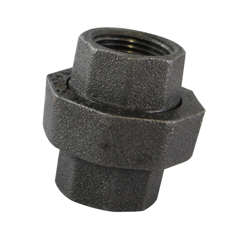 Unión universal negra de 3/4 pulg (19.05 mm)