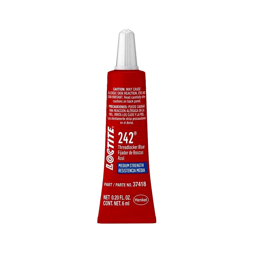 Trabador de roscas resistencia media color azul 6 ml