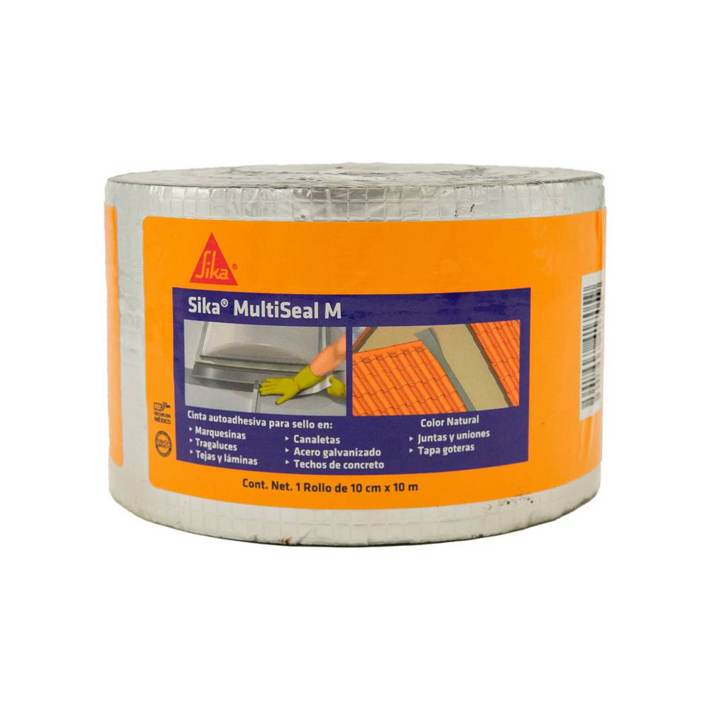 Cinta tapa goteras 10cm x 10m aluminio sika