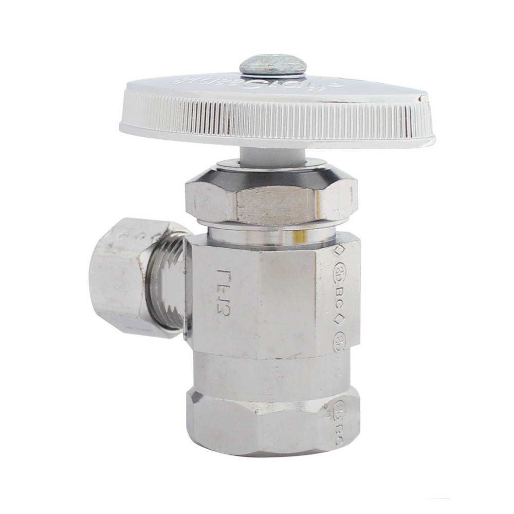 Válvula de control a la pared de 3/8 pulgx1/2 pulg (9.52 mm x 12.70 mm)