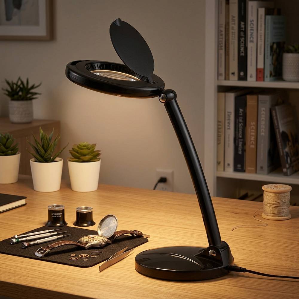 Lámpara de escritorio led 6w negra dimable