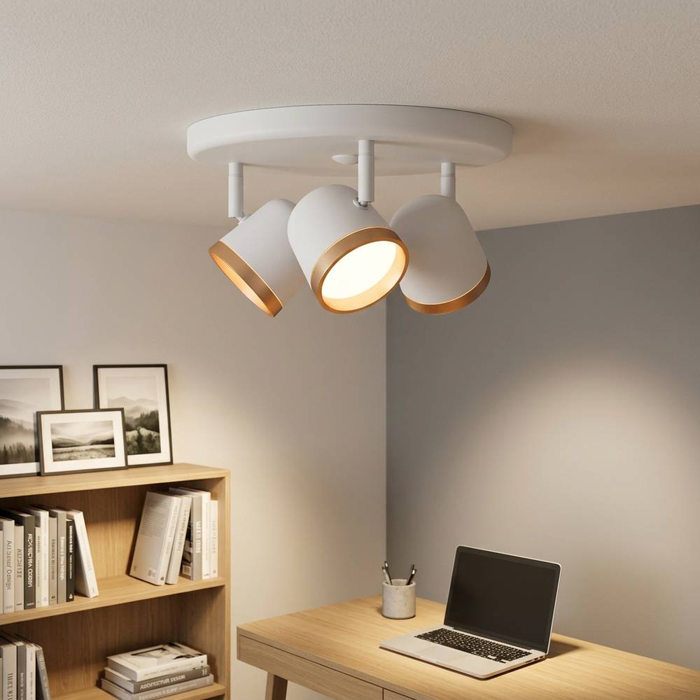 Lámpara de techo led 3l 4.2w blanca
