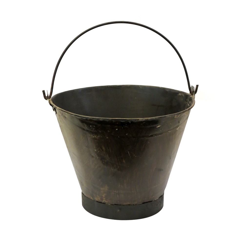 Balde de lamina hierro negro