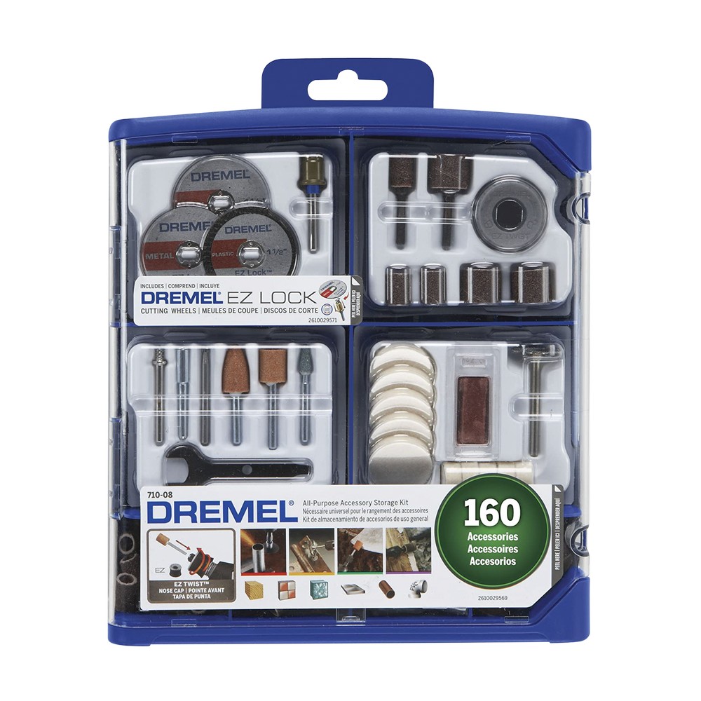 Set de accesorios uso general 160 piezas