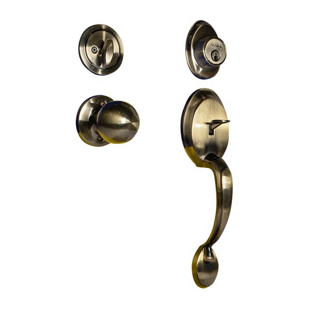 Cerradura principal bronce